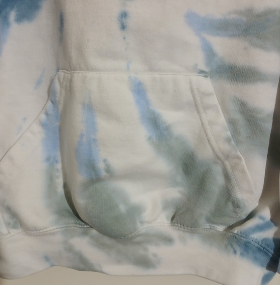 Dreamsicle Blue Tie-Dye Youth S Hoodie - Picture 2 of 5